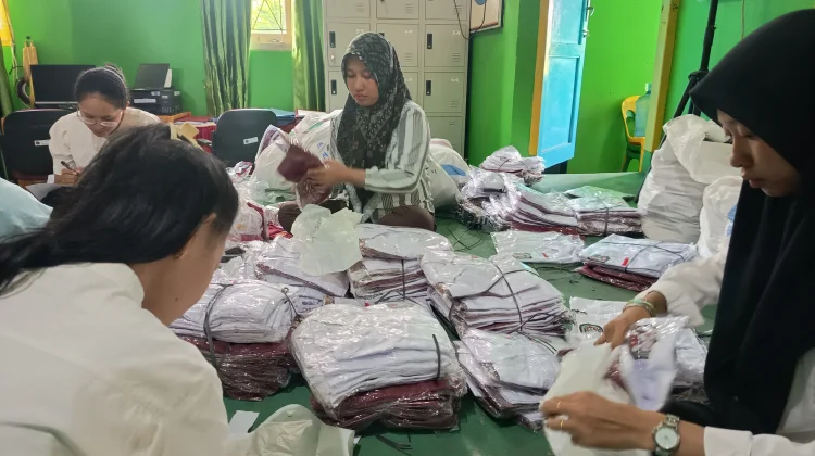 Bantuan Seragam Sekolah Gratis bagi Siswa Baru Tetap Berlanjut di Nunukan