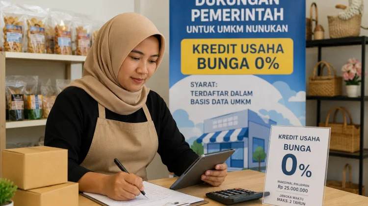 Kredit Nol Persen untuk UMKM, Penerima Wajib Masuk Basis Data