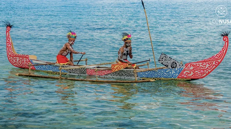 Mengenal Perahu Wair dari Teluk Cendrawasih