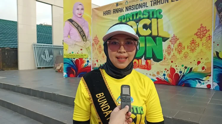 Bunda PAUD Kecamatan Nunukan Apresiasi Funtastic Bocil Run