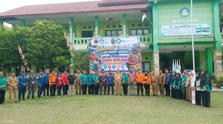 Sekretaris Daerah Kabupaten Nunukan Apresiasi Simulasi Aman Bencana