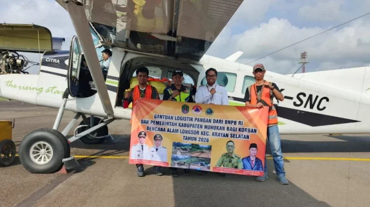BPBD Nunukan Mendistribusikan Bantuan ke Kecamatan Krayan Selatan