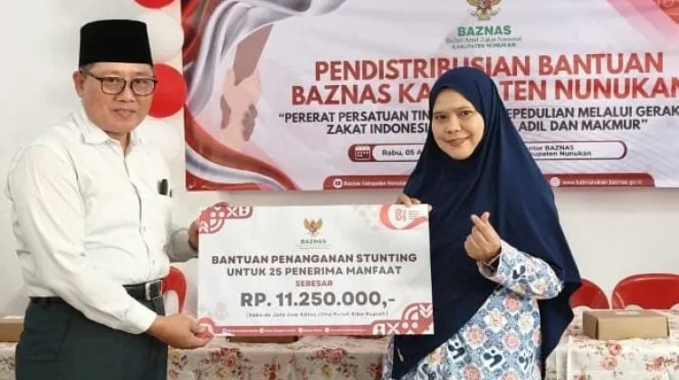 BAZNAS Nunukan Salurkan Modal Usaha UMKM hingga Bantuan Stunting