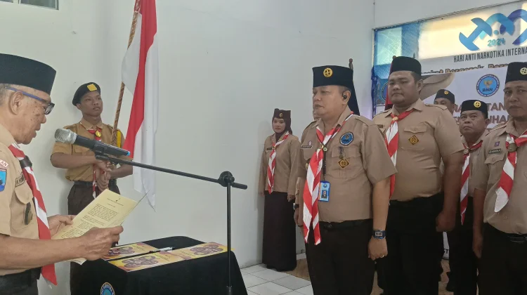 Pengukuhan Saka Anti Narkoba, Bidik Pelajar Cegah Narkoba