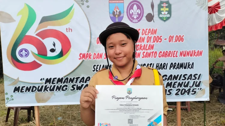 Thea, Siswi Nunukan Juara 1 Cipta Lagu FLS3N Kaltara Siap ke Nasional