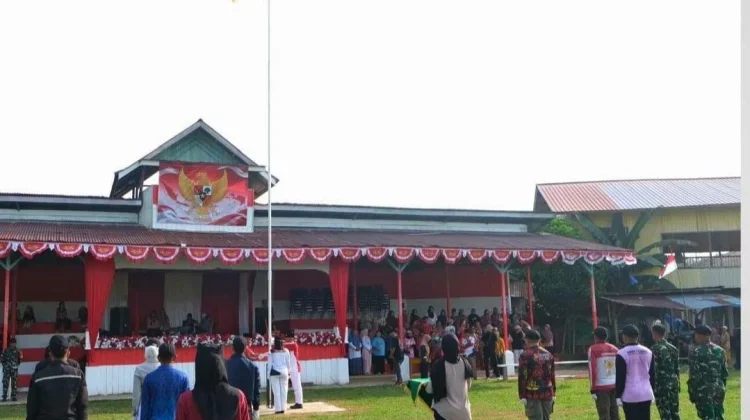 Wabup Hermanus Pastikan Kesiapan Upacara HUT ke-81 RI di Lumbis