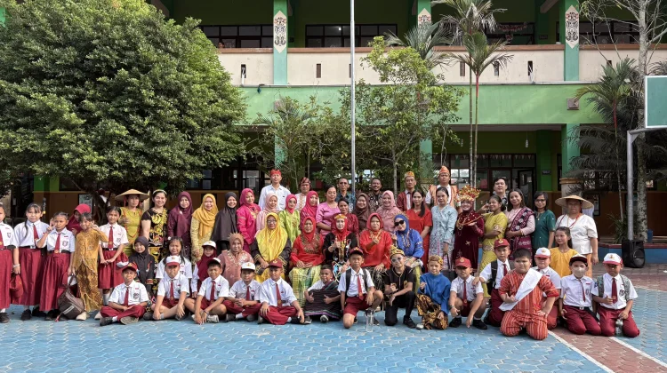 SDN 002 Nunukan Tampilkan Keberagaman di HUT ke-81 RI