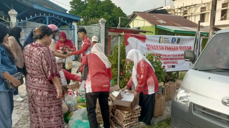 Semarak Hari Kemerdekaan RI ke 81 tahun, DKKP Nunukan Gelar Gerakan Pangan Murah