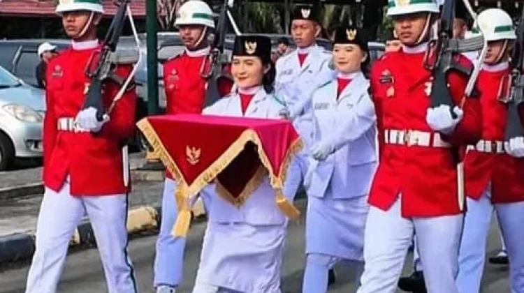 HUT Ke-81 RI di Kabupaten Nunukan: Dari Pengibaran hingga Penurunan Bendera