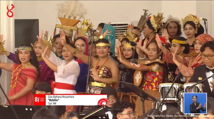 Lagu Bebilin Tampil di Istana Negara saat HUT RI