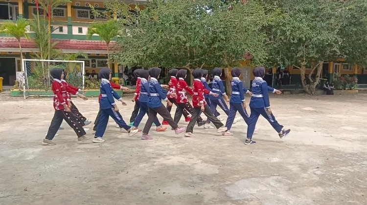 Empat Tim Turun, SMAN 1 Nunukan Selatan Bidik Juara Pertama Lomba Gerak Jalan