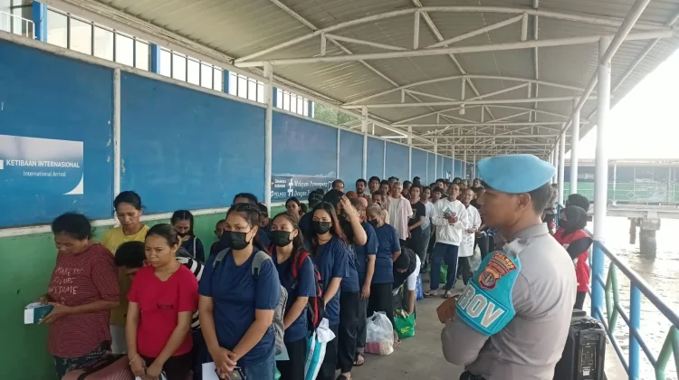 Pekerja Migran Indonesia Non Prosedural Dideportasi ke Kabupaten Nunukan