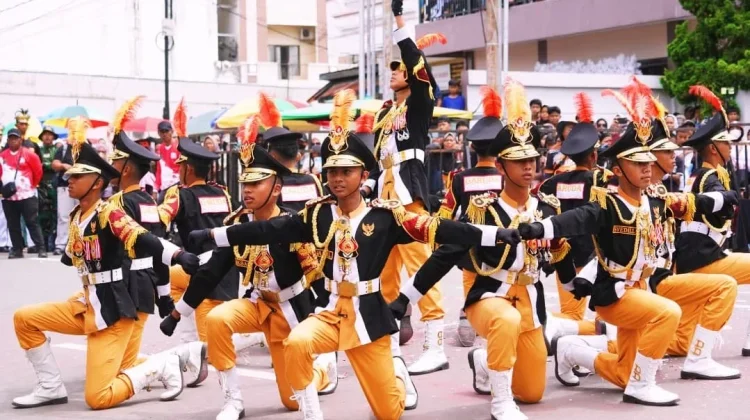 Lomba Gerak Jalan Diharapkan Dongkrak Ekonomi Pelaku UMKM Nunukan