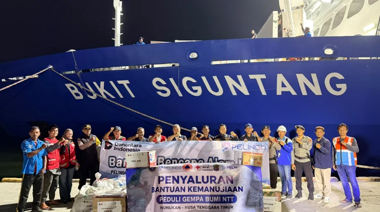 Puluhan Koli Bantuan dikirm ke Provinsi Nusa Tenggara Timur, Pasca Gempa Bumi