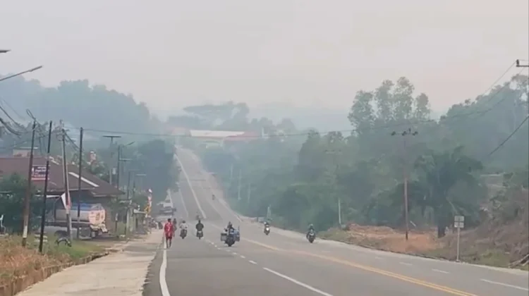 Terdampak Kiriman Kabut Asap, Siswa di Nunukan Belajar dari Rumah