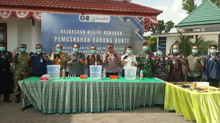 Pemkab Nunukan Mengapresiasi Pemusnahan Barang Bukti yang Berkekuatan Hukum