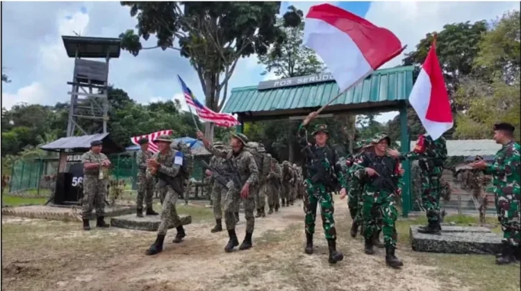 Satgas Pamtas Yonkav 13/SL telah Berakhir Masa Tugasnya di Kabupaten Nunukan