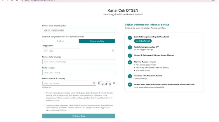 BPS Nunukan Minta Warga Jujur Perbarui Data DTSEN