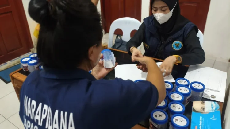Lapas Nunukan Bersama TNI Polri dan BNN Razia Gabungan di Sel Warga Binaan