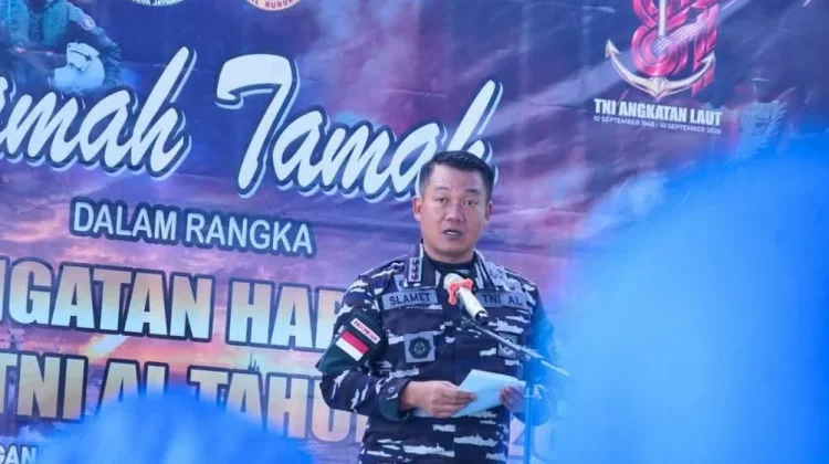 HUT-81 TNI AL: Danlanal Nunukan Komitmen Penjagaan Kedaulatan Laut