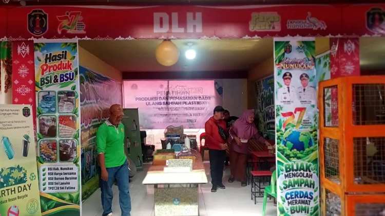 Dinas Lingkungan Hidup Kabupaten Nunukan Berhasil Mengelola Sampah Menjadi Cuan