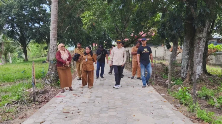 Jalan di RT 11 Nunukan Timur Dipasangi Paving Block untuk Mudahkan Warga