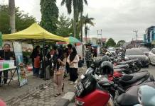 Puluhan Pelaku UMKM Meramaikan Pasar Ramadan Alun-Alun Nunukan