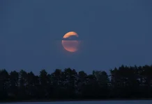 BMKG Ungkap Gerhana 3 Maret 2026 Moonrise Eclipse