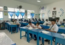 Proses Belajar Mengajar SMP Negeri 1 Nunukan Selama 30 Menit