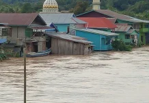 Banjir Rendam Sepuluh Kecamatan di Nunukan