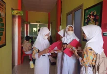 Belasan Siswa Siswi SMA Negeri 1 Nunukan Ikut Seleksi Paskibra