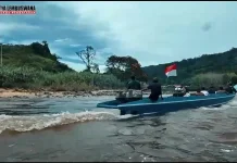 Satgas Pamtas Satya Lembuswana Memastikan Wilayah Perbatasan Aman Kondusif