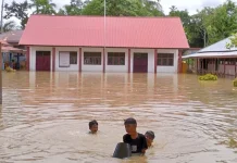 Puluhan Fasilitas Umum Terdampak Banjir Nunukan