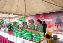 Kodim 0911/Nunukan Gelar Bazar Ramadan di Alun-alun Nunukan