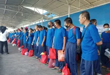 Ratusan Pekerja Migran Non Prosedural di Deportasi ke Kabupaten Nunukan