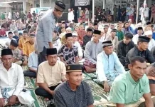 DLH Nunukan Serukan Hindari Alas Koran saat "Shalat Idul Fitri”