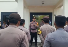Polsek Sebatik Timur Siapkan 64 Personel Gabungan Amankan Takbiran