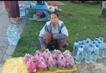 Lebaran Bawa Berkah, Pedagang Bunga Makam Nunukan Raup Untung