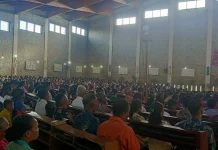 Puncak Paskah, Umat Santo Gabriel Nunukan Padati Gereja