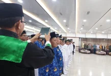 Penataan Birokrasi Nunukan, Wabup Lantik 208 Pejabat