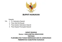 Pj Sekda Nunukan Tegaskan ASN WFH Tetap Diawasi Ketat
