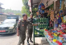 Satpol PP Nunukan Lanjutkan Pendataan POM Mini, BBM Eceran dan Depot Air Isi Ulang