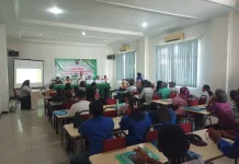 Pekerja Pertamanan Dinas Lingkungan Hidup Nunukan ikut Pembinaan RTH