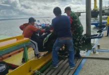 Babinsa Koramil Nunukan Selatan Pantau Penumpang Pelabuhan Sei Jepun