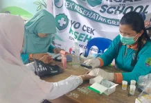 Guru SDN 002 Nunukan Jalani Screening Kesehatan Gratis