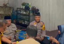 Kapolsek Sebatik Timur Hadir Menguatkan Keluarga Korban Musibah