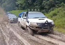 Warga Perbatasan Krayan Menanti Perbaikan Jalan