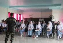 Kodim Nunukan Bangun Karakter Pelajar Perbatasan Berintegritas Nasional