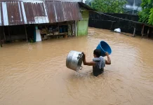 Air Laut Pasang dan Hujan Deras Picu Banjir, Tujuh Titik di Nunukan Terdampak