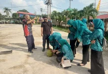 TP. PKK Kecamatan Menggelar Sosialisasi Mitigasi Bencana Bersama Karang Taruna